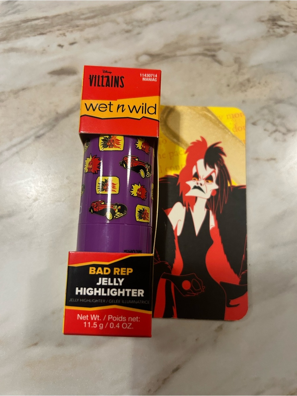 NIB wet n wild Villains Bad Rep Jelly Highlighter - Purple
